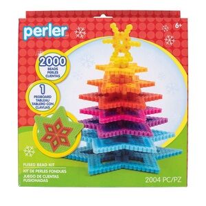 Perler 3D Rainbow Christmas Tree